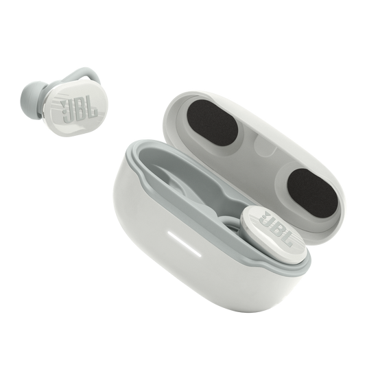 JBL Endurance Race TWS - White - Waterproof true wireless active sport earbuds - Detailshot 6 image number null